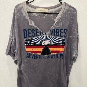 Gray Desert Vibes Graphic Tee